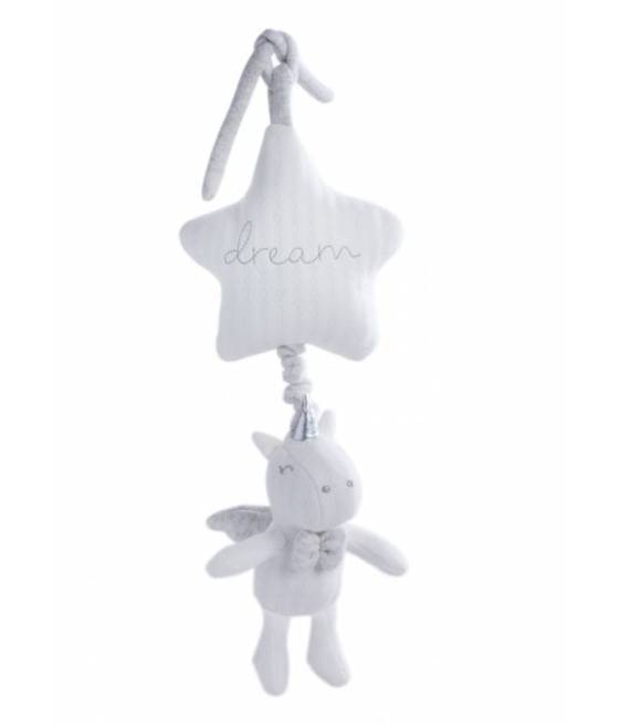 Movil Musical Unicornio Blanco Gamberritos