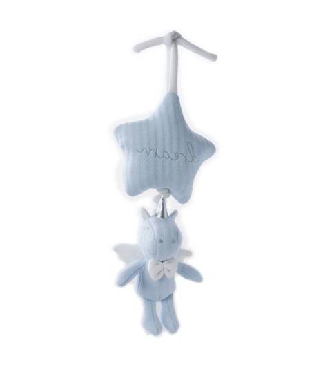 Movil Musical Unicornio Azul Gamberritos