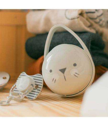 Portachupetes Hygge Duo Premium Gris Suavinex