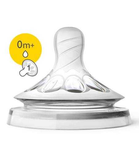 Tetinas Natural 0 m+ Pack De 2 Philips Avent