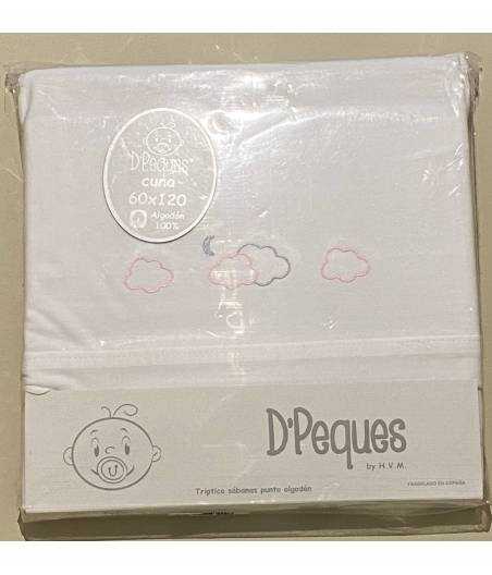 Sabanas De Cuna Nube Rosa DePeques Ref. 68