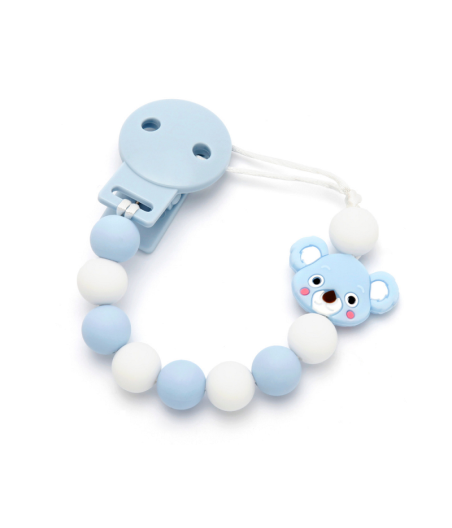 Cadena Silicona Koala Azul Mami Me Mima