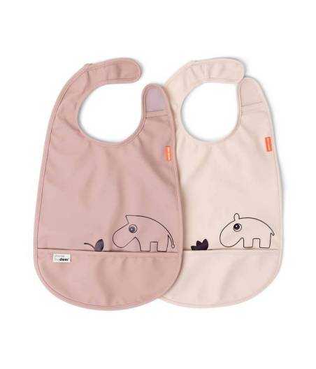 Pack de 2 Baberos Deer Friends Rosa Done By Deer