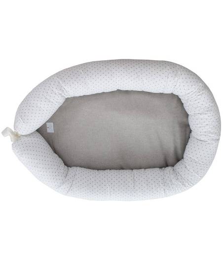 Cojin Nido Colecho Lino Gris Uzturre