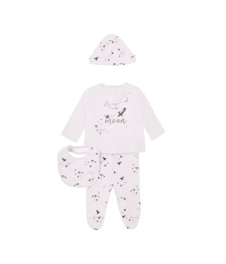 Pack 4 Piezas Con Caja Regalo Cohetes Rosa Boboli