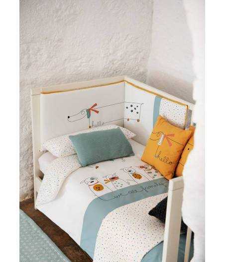 Conjunto Colcha Y Protector/Chichonera Cuna Family Petit Praia