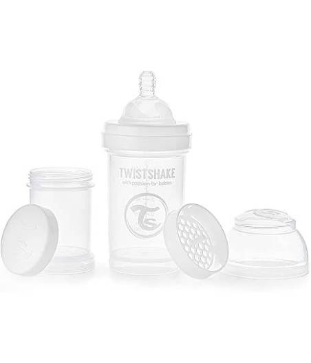 Biberon Anticolico Talla S Blanco 180 Ml Twistshake