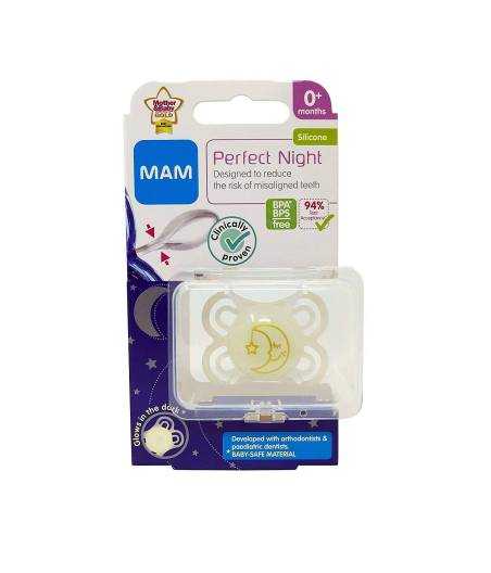 Chupete Perfect Night 0m+ Silicona MAM