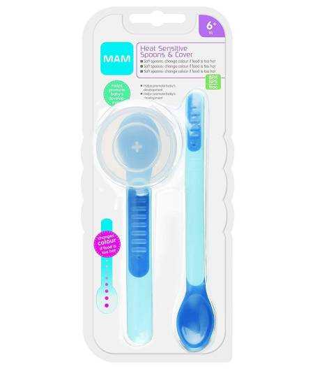 Cuchara Spoon & Cover 6m+ Pack De 2 MAM