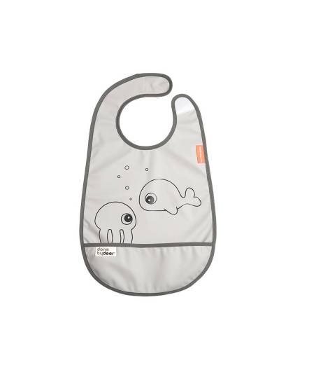 Babero Largo Sea Friends Gris Done By Deer