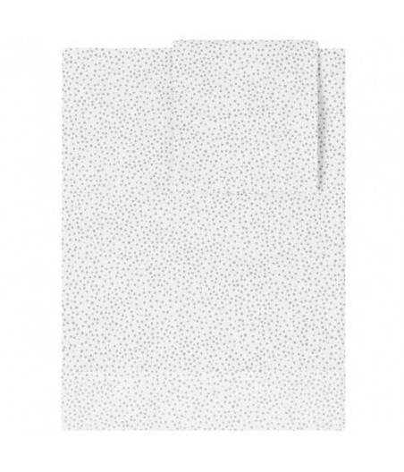 Sabanas De Minicuna Snow Gris PetitPraia