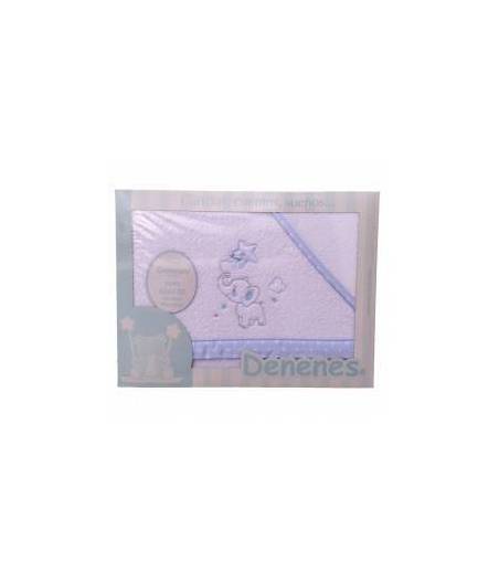 Sabanas De Cuna Elefante Lazo Azul Denenes Ref. 18102