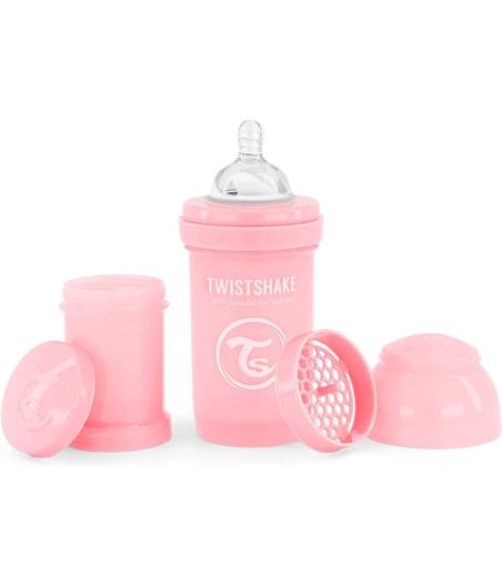 Biberon Anticolico Talla S Rosa 180 Ml Twistshake