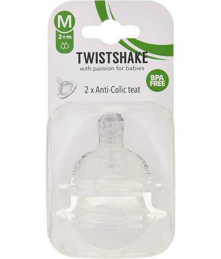 TwistShake Tetina Anticolico Talla M +2M 2uds