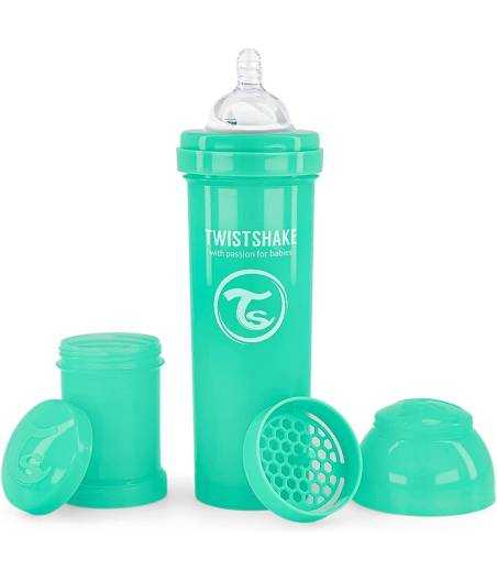 Biberon Anticolico Talla M Verde 260 Ml Twistshake