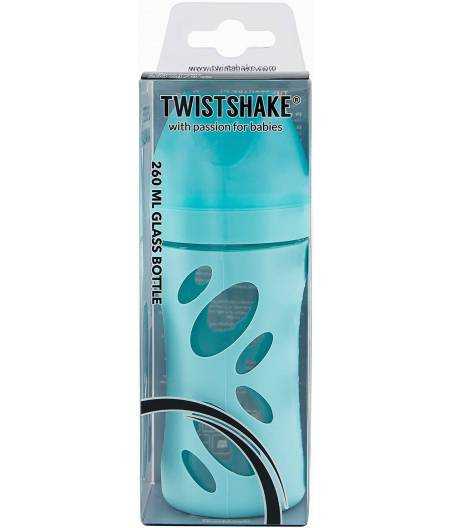 Biberon Anticolicos Cristal Talla M Azul 260 Ml Twistshake