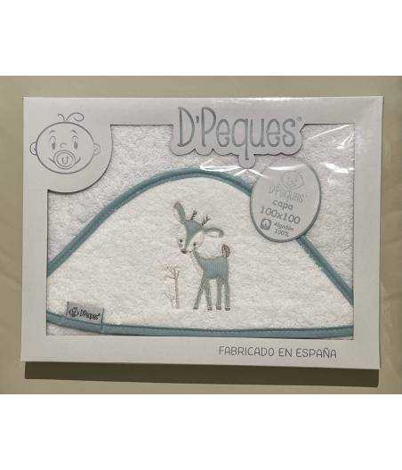 Capa De Baño Ciervo Verde D'Peques