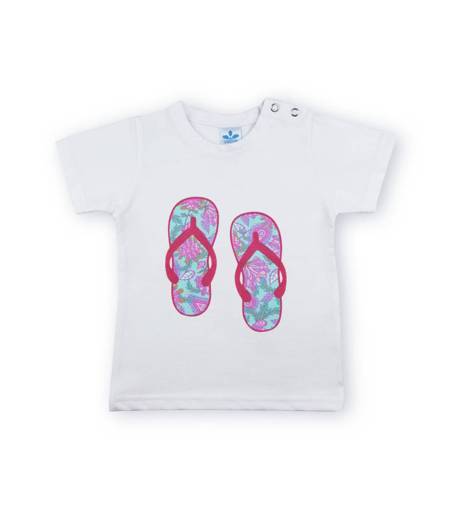 Camiseta Chanclas Bora Bora 12M Fucsia Sardon