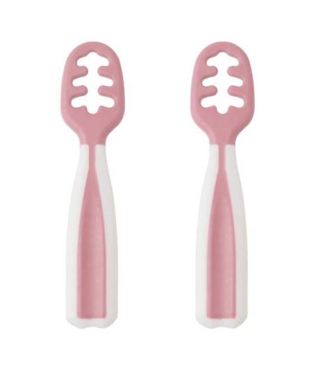 Cuchara De Entrenamiento Rosa Pack De 2 Kiokids