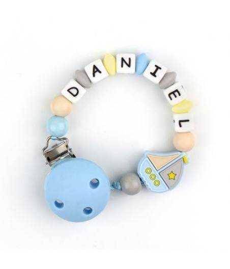 Cadena De Silicona Barquito Cesleste Personalizada