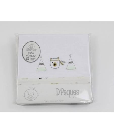 Sabanas De Cuna Indio Verde DePeques Ref. 70