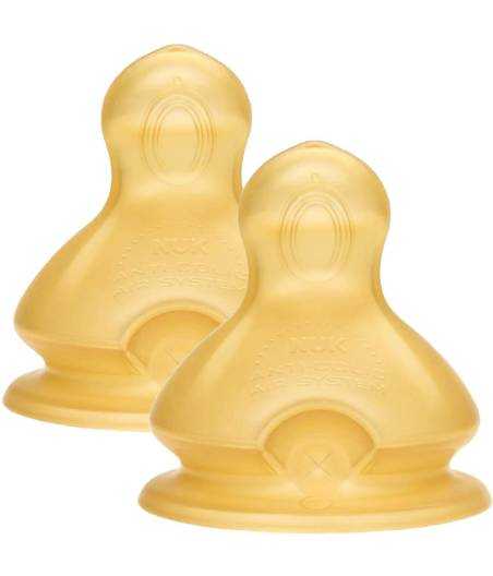 Tetinas First Choice+ Latex 6m+ Talla L Pack De 2 Nuk