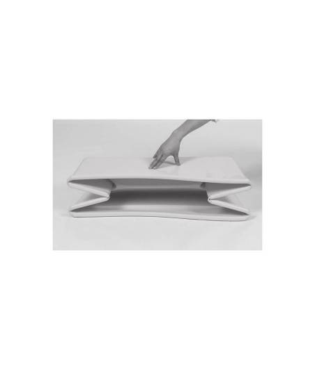 Bañera Plegable XL Blanca y Gris