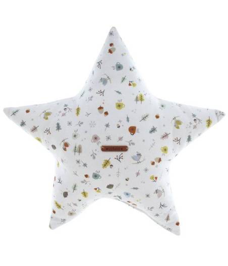 Cojin Decorativo Estrella Gretel Menta Uzturre