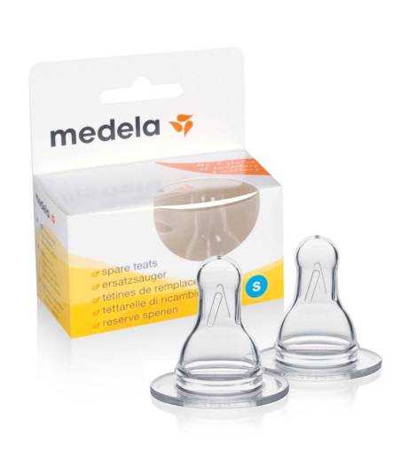 Tetinas Flujo Lento Silicona Talla S Medela Pack de 2