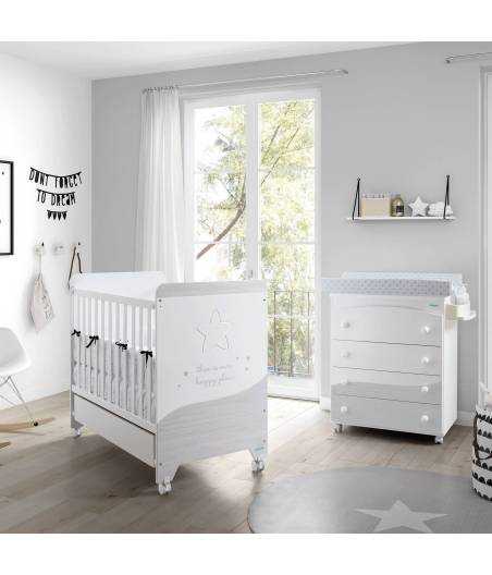 Cuna Cosmic 120x60 cm Madera Lacada Micuna