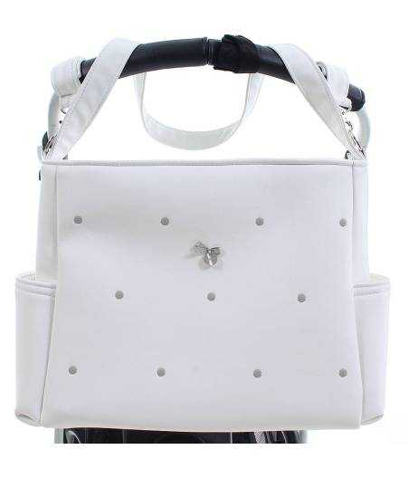 Bolso Maternal 3500 PBP Blanco Topos Gris Uzturre