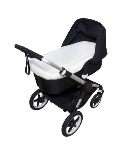 Cubrecapazo Universal Bambula Blanco De Azul Y Rosa