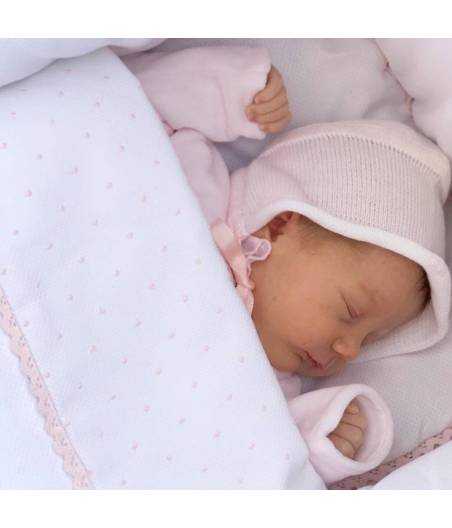 Saco Capazo 3 Usos De Azul Y Rosa Textil A Elegir