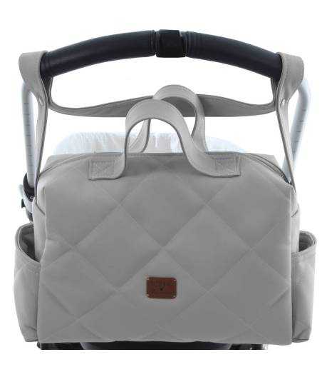 Bolso Maternal 3500 Cocco Gris Polipiel Uzturre
