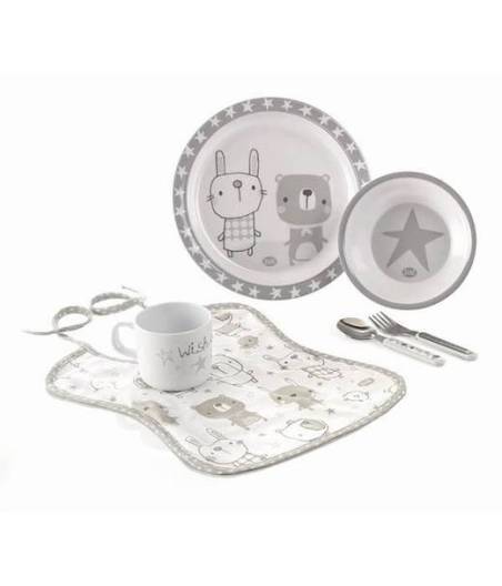 Vajilla Microondas Star 6 Piezas Con Babero Jane T01