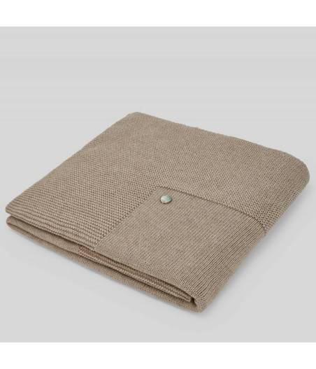 Toquilla o Manta Algodon Essencial Cashmere Beige Paz Rodriguez