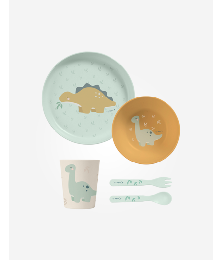 Vajilla 5 Piezas Wild Dinos Microondas Saro