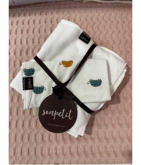 Pack 3 Toallitas Tortugas Sonpetit