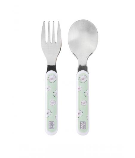 Cubiertos Infantiles Verdes Saro