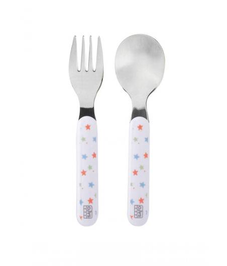 Cubiertos Infantiles Blancos Saro