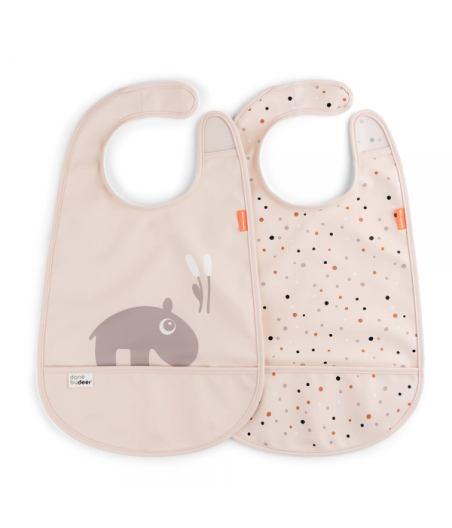 Pack de 2 Baberos Ozzo Rosa Done By Deer