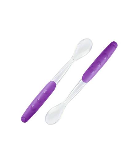 Cuchara Suave Morada Para Papilla Pack De 2 Nuk