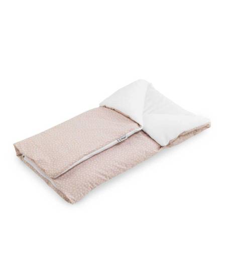 Saco Manta Capazo Flores Rosa D'Peques