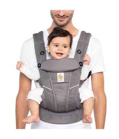 Mochila Portabebe Adapt SoftFlex Mesh Transpirable Gris Ergobaby