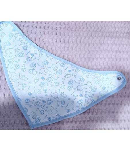 Bandana Babero Secababitas Safari Azul Gamberritos