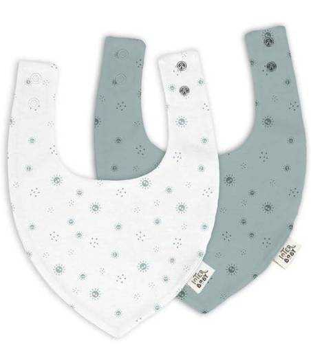 Pack 2 Bandanas Azul Bambu Interbaby
