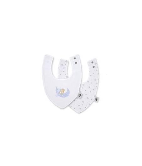 Pack 2 Bandanas Sleep Bambu Azul Interbaby