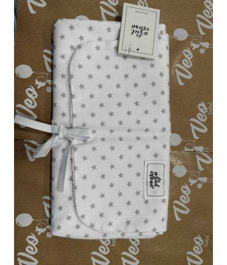 Cambiador Bebé o Vestidor Estrellas Grises De Azul y Rosa