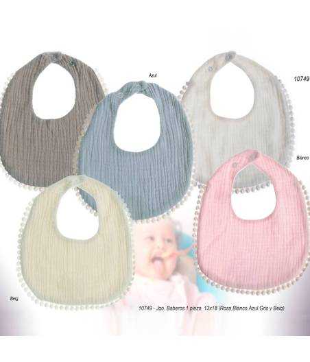 Babero Bambula Gamberritos