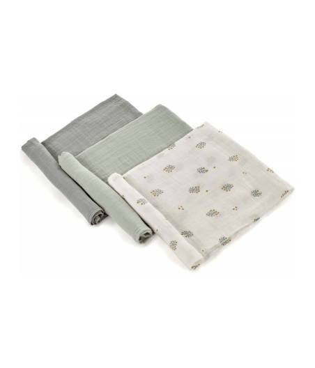 Pack 3 Muselinas Bambú Botanic Jané